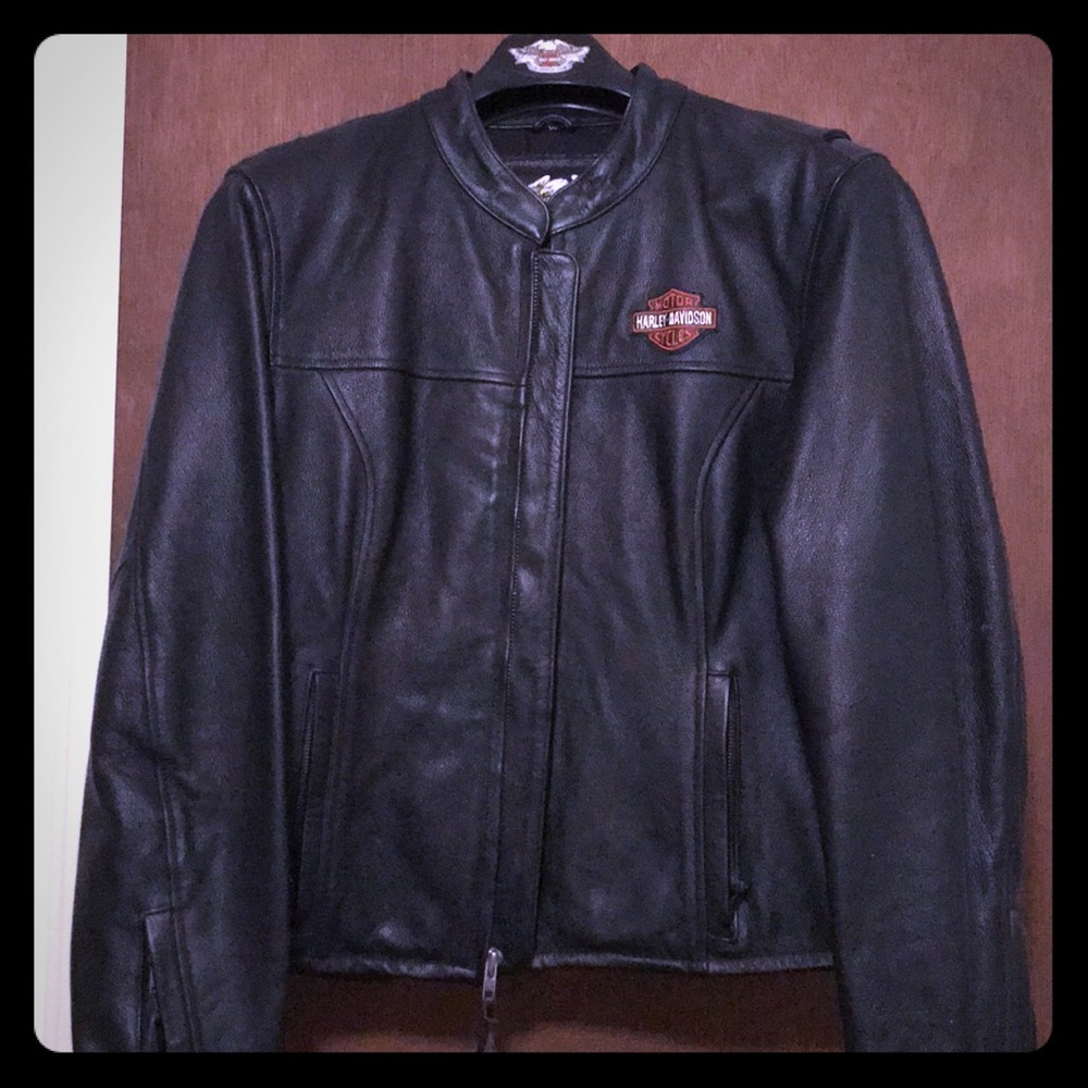 Original Harley Davidson leather coat size XL - Picture 1 of 5